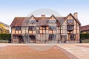 Shakespeare`s Birthplace, Stratford upon Avon, Warwickshire, England. photo